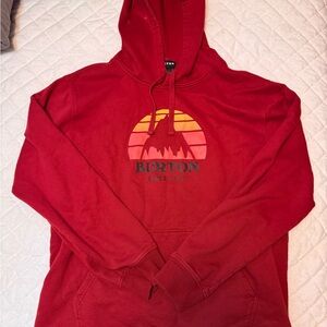 Burton Men's Hoodie in Vibrant Red
